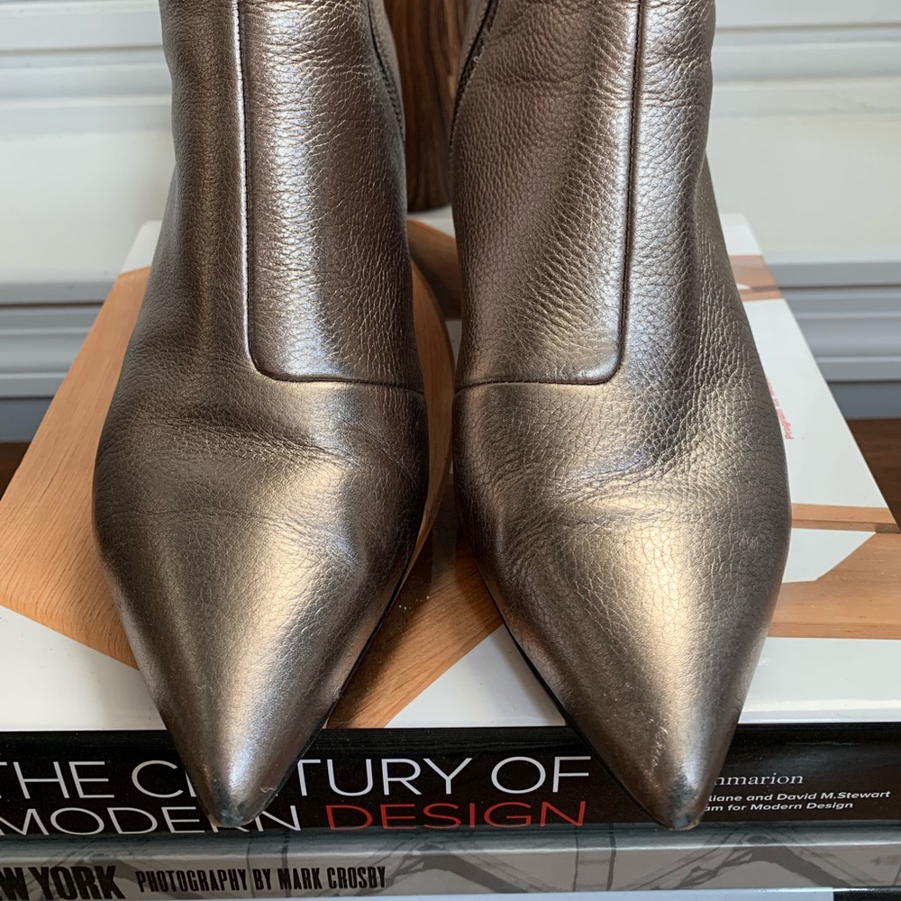 FLASH SALE!! Karl Lagerfeld gold booties
